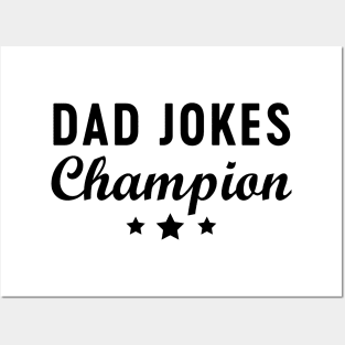 Dad joke champion Posters and Art